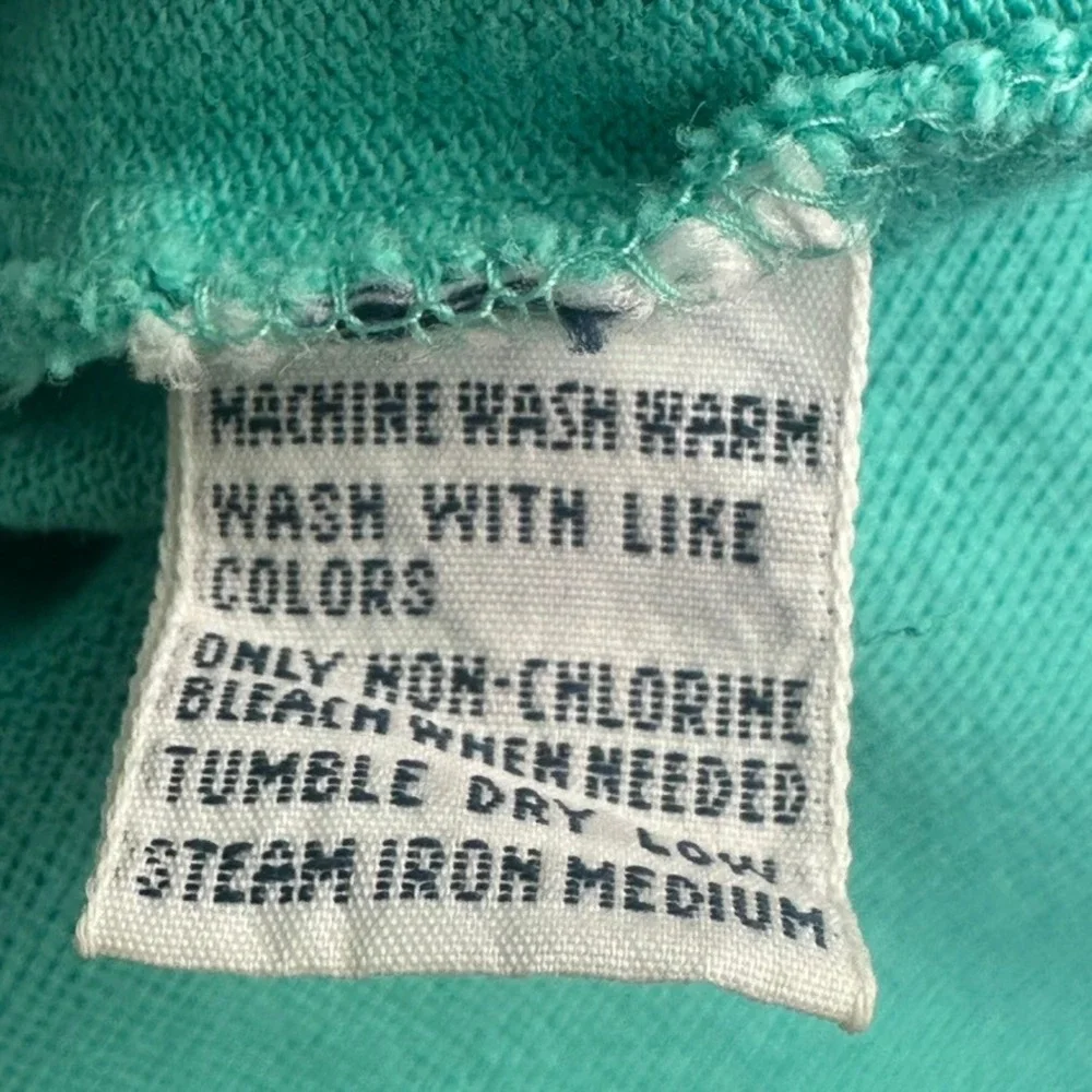 Polo Ralph Lauren Mens Custom Fit Mesh Polo Shirt Turquoise Blue Green Large